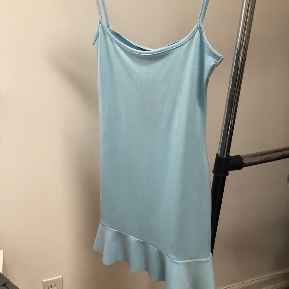 Boohoo Cami Frill Hem Dress